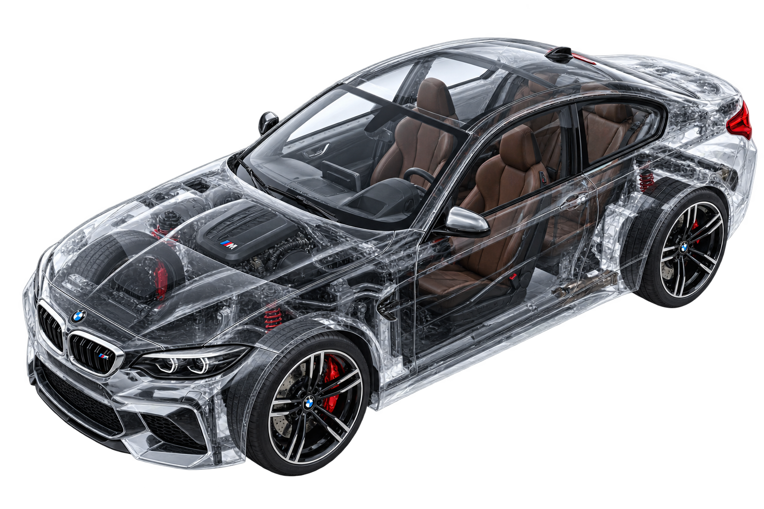X-ray coupe render